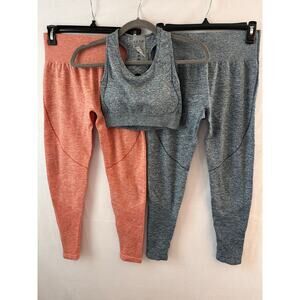 ACTA Athletics Set Bundle of Leggings & Sports Bra Seamless activewear large SM